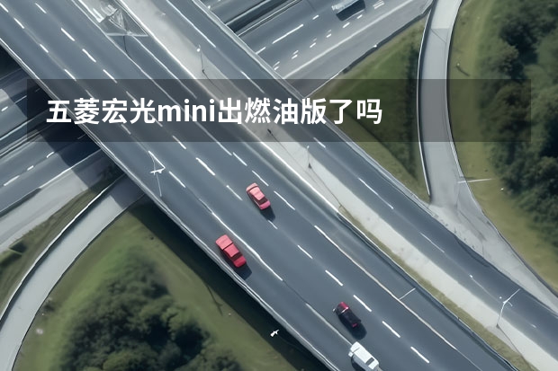 五菱宏光mini出燃油版了吗
