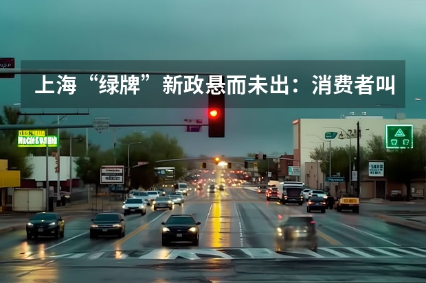 上海“绿牌”新政悬而未出:消费者叫苦“车已半个月不能上路”(上海禁止新能源车上牌?)
