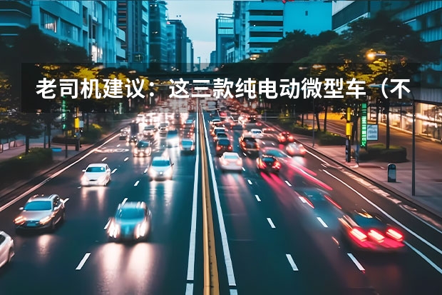 老司机建议：这三款纯电动微型车（不到3万元满足日常通勤！城市代步电动车推荐）