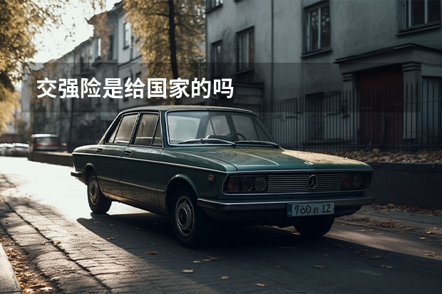交强险是给国家的吗