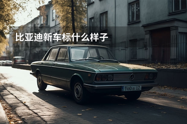 比亚迪新车标什么样子