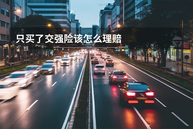 只买了交强险该怎么理赔