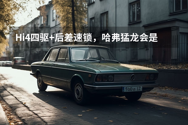 Hi4四驱+后差速锁，哈弗猛龙会是30万内最强越野车？（非承载式车身，分时四驱，后桥差速锁，十多万元玩越野就选哈弗H5）