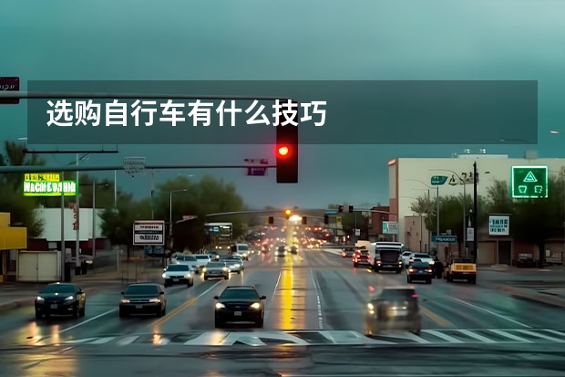 选购自行车有什么技巧