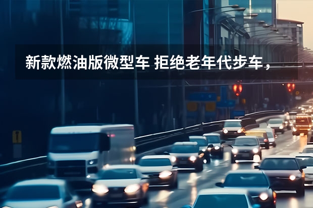 新款燃油版微型车 拒绝老年代步车，这几款电动小车便宜又好开，关键用车成本低