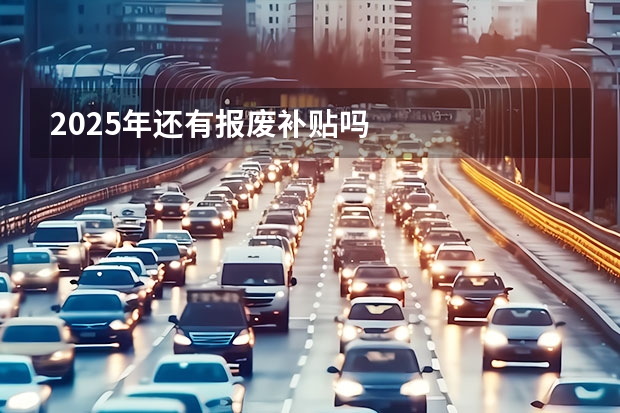 2025年还有报废补贴吗