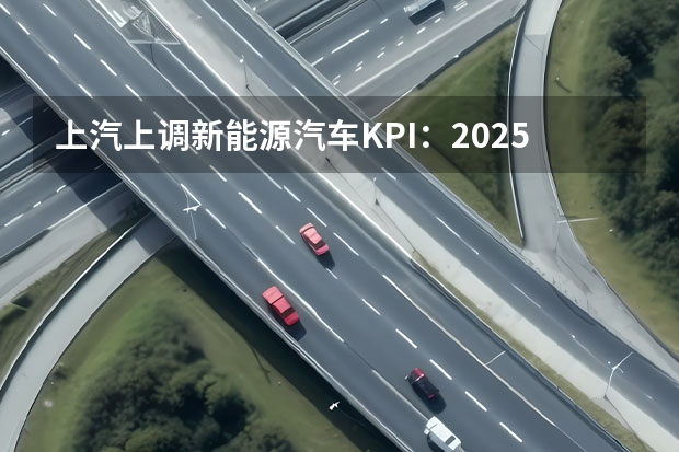 上汽上调新能源汽车KPI：2025年产销350万辆（2025年中国汽车行业“毒圈”缩小）