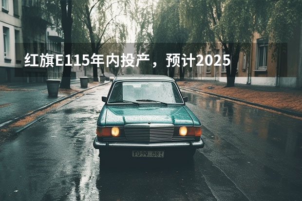 红旗E115年内投产，预计2025年产量超5万辆 上汽上调新能源汽车KPI：2025年产销350万辆