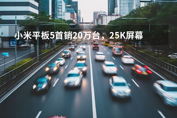 小米平板5首销20万台，2.5K屏幕起售价多少？