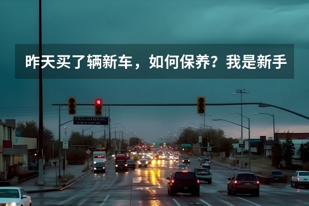 昨天买了辆新车,如何保养?我是新手。