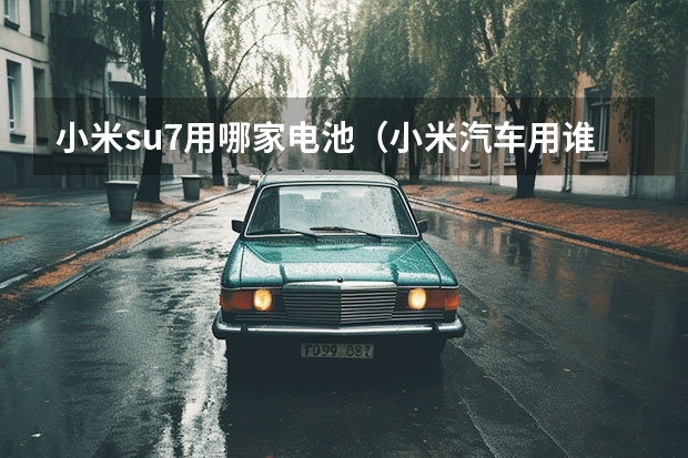 小米su7用哪家电池(小米汽车用谁的电池)