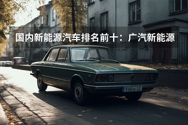 国内新能源汽车排名前十：广汽新能源 Aion S上榜，Model 3第一 最好的纯电动suv车排名