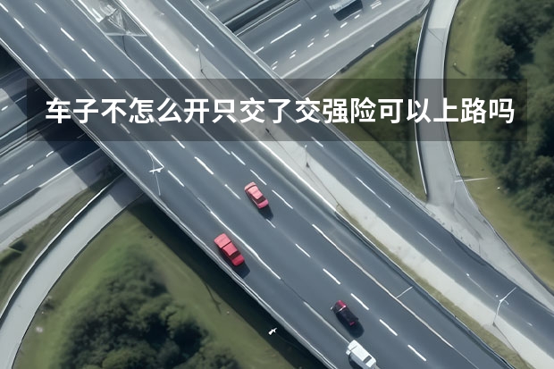 车子不怎么开只交了交强险可以上路吗?