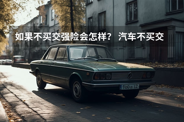 如果不买交强险会怎样？ 汽车不买交强险会怎样