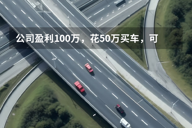 公司盈利100万，花50万买车，可以避税多少？