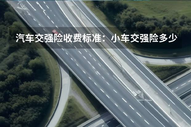汽车交强险收费标准：小车交强险多少钱一年?